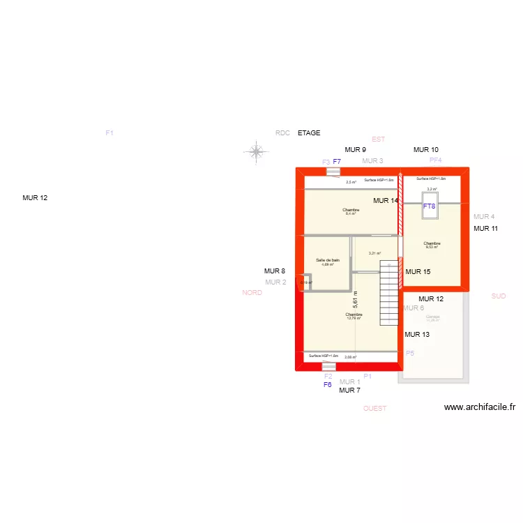 SEILLER_ Existant. Plan de SEILLER_ Existant. Plan de