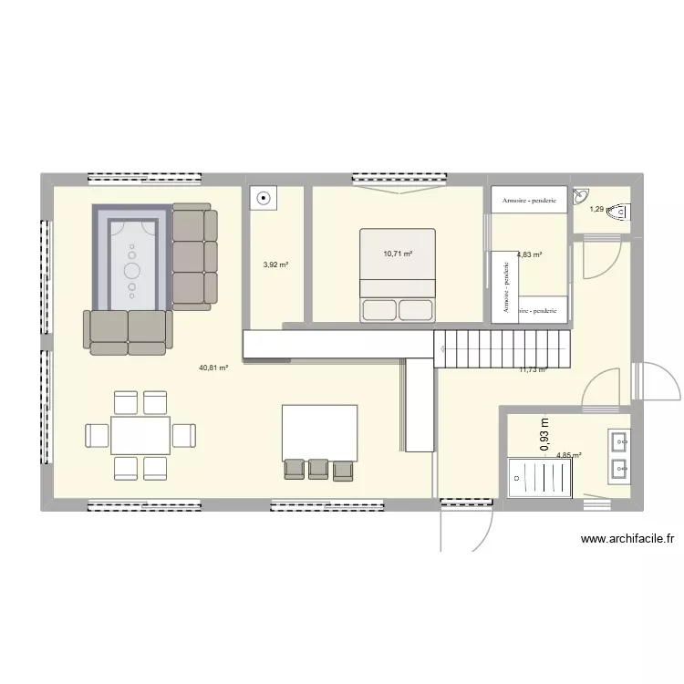 Projet 73 2. Plan de 7 Pièces et 78 m²
