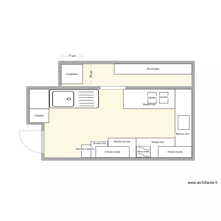 15 Fbg St Honor&eacute; V2. Plan de 