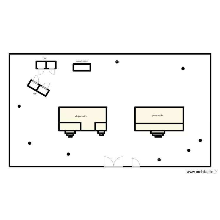 vu en plaque cs adjohou&eacute;. Plan de 