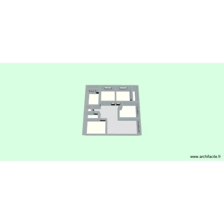 rrrr0000. Plan de 10 pièces et 90 m²