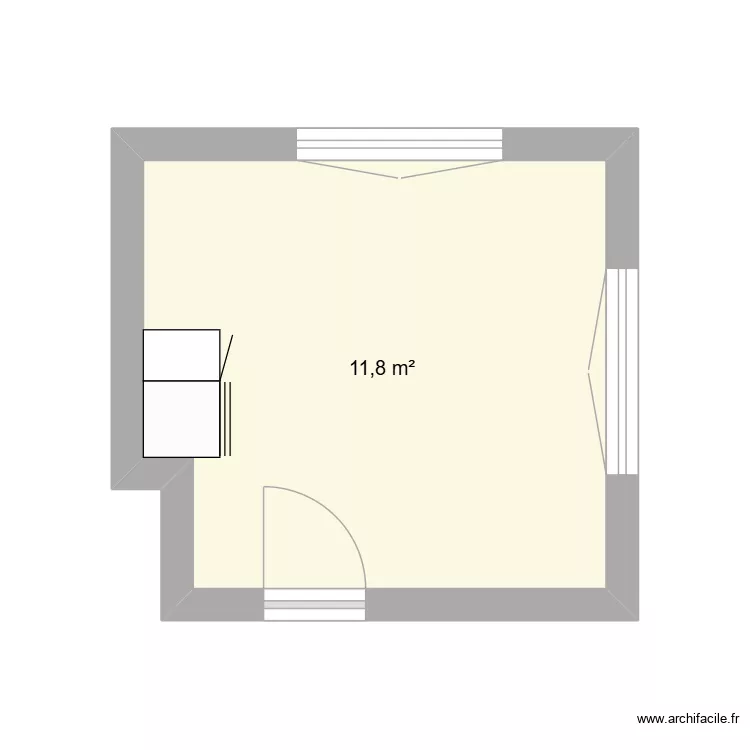 maison aydoilles. Plan de 1 Pièce et 12 m² maison aydoilles. Plan de 1 Pièce et 12 m²