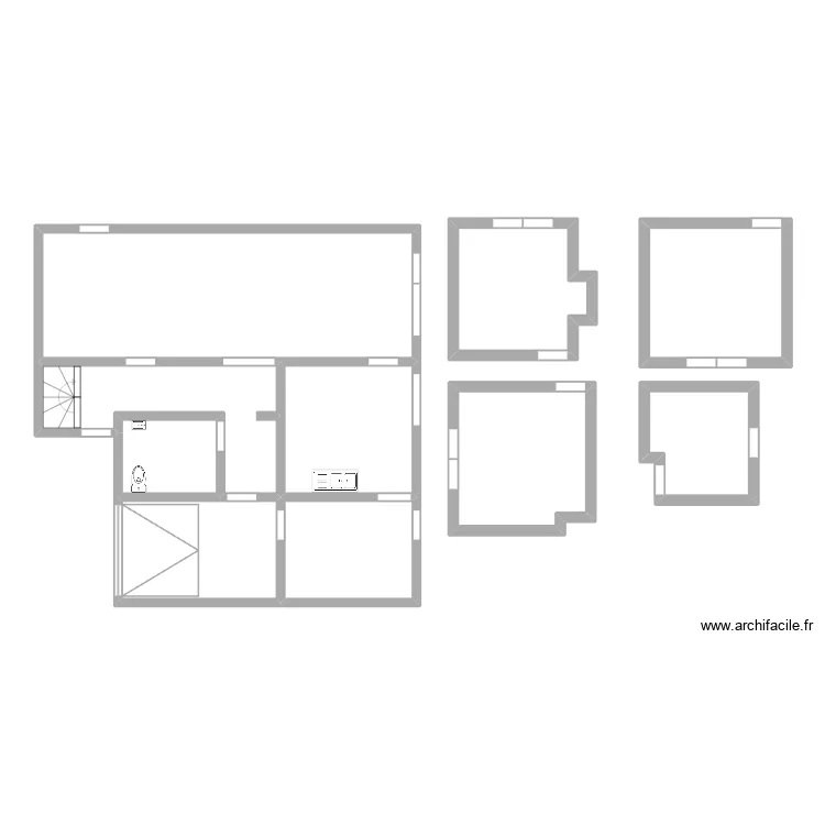 sejour1. Plan de 10  et 117 m²