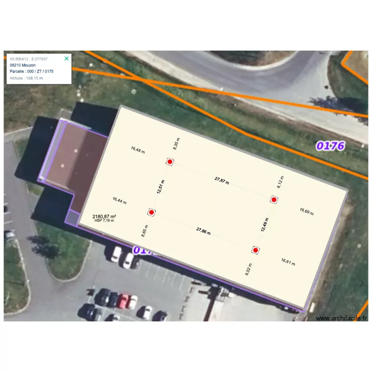 EFF FORMATION. Plan de 1  et 2181 m²
