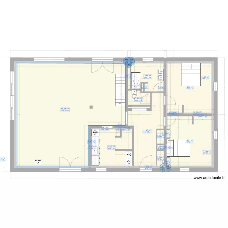 Noilhan 2 changement. Plan de 
