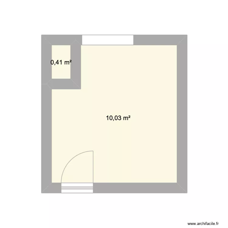 Idée chambre. Plan de 2 Pièces et 10 m² Idée chambre. Plan de 2 Pièces et 10 m²