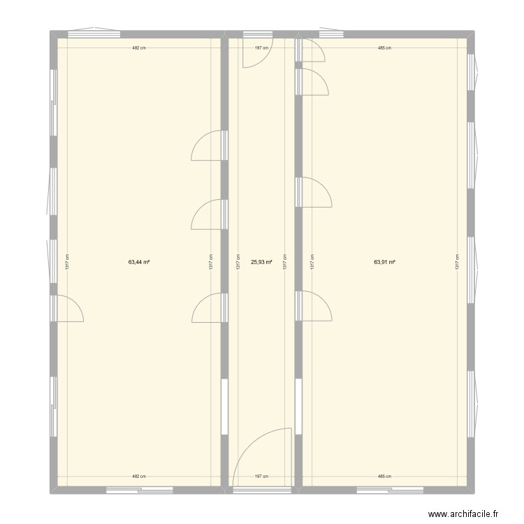 maison castelginest sans mur. Plan de 0 pièce et 0 m2