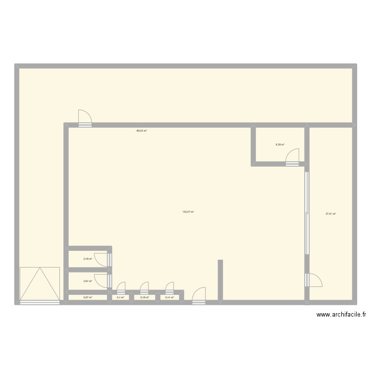 Valti. Plan de 10 pièces et 267 m2