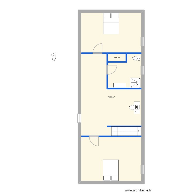 merlin. Plan de 0 pièce et 0 m2