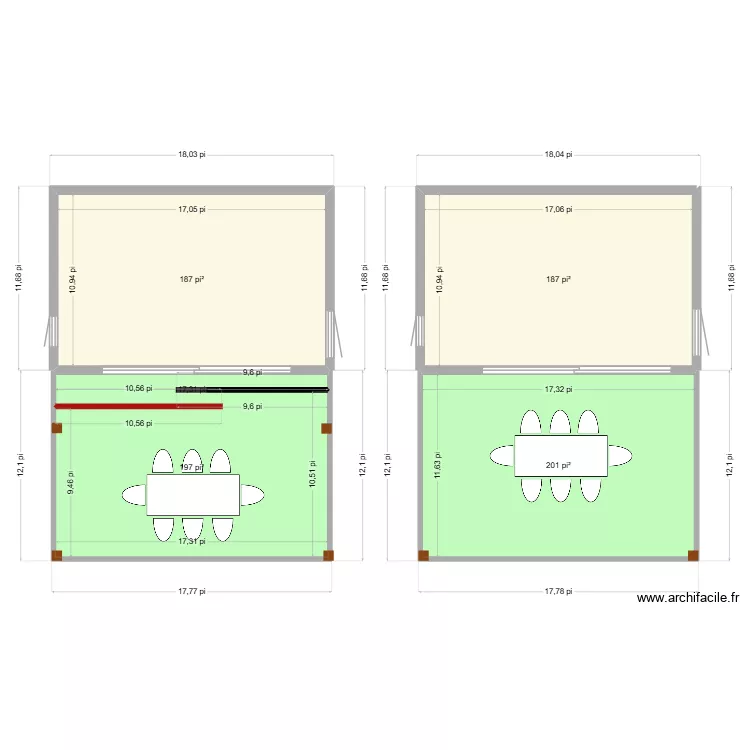 ext ville. Plan de 6 et 89 m² ext ville. Plan de 6 et 89 m²