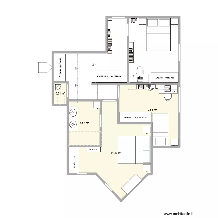 Plan 4 après envoi Issam. Plan de 4 et 29 m² Plan 4 après envoi Issam. Plan de 4 et 29 m²