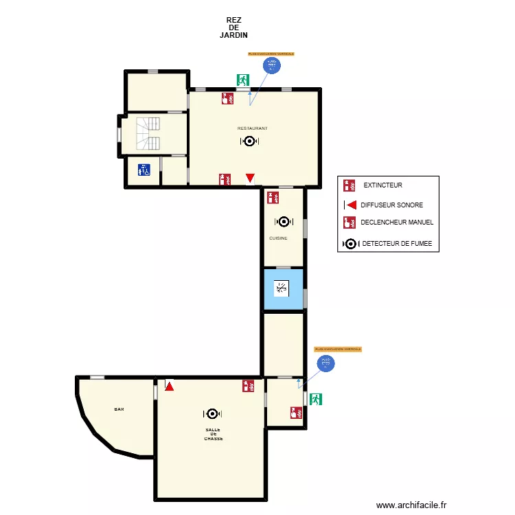 SSOL LE GUE AUX BICHES. Plan de 10  et 202 m²