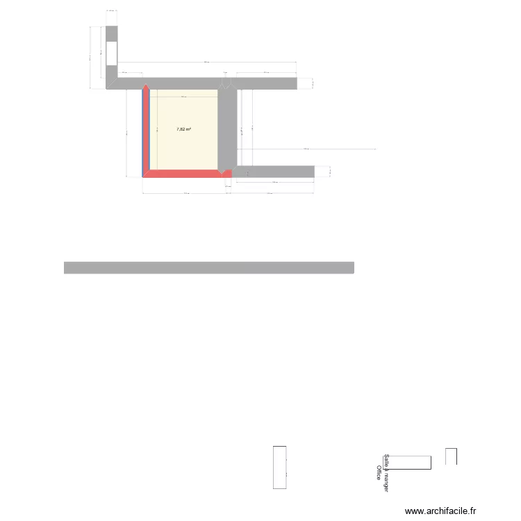 Projet emplacement cha&acirc;teau d'eau. Plan de 