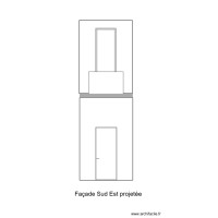 fa&ccedil;ade Sud Est projet&eacute;e 2