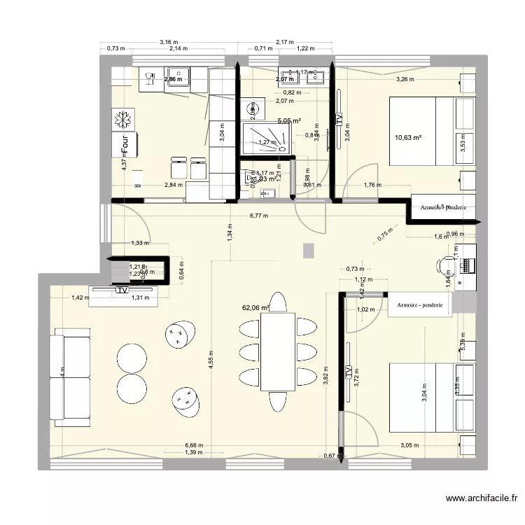 GAUTIER def. Plan de 4 et 79 m² GAUTIER def. Plan de 4 et 79 m²