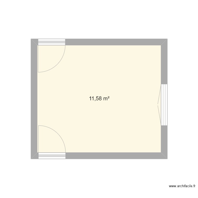 françois chambre 2. Plan de 0 pièce et 0 m2
