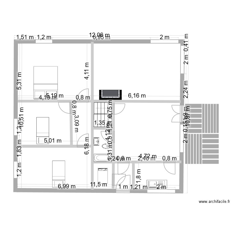 Maison1. Plan de 0 pièce et 0 m2