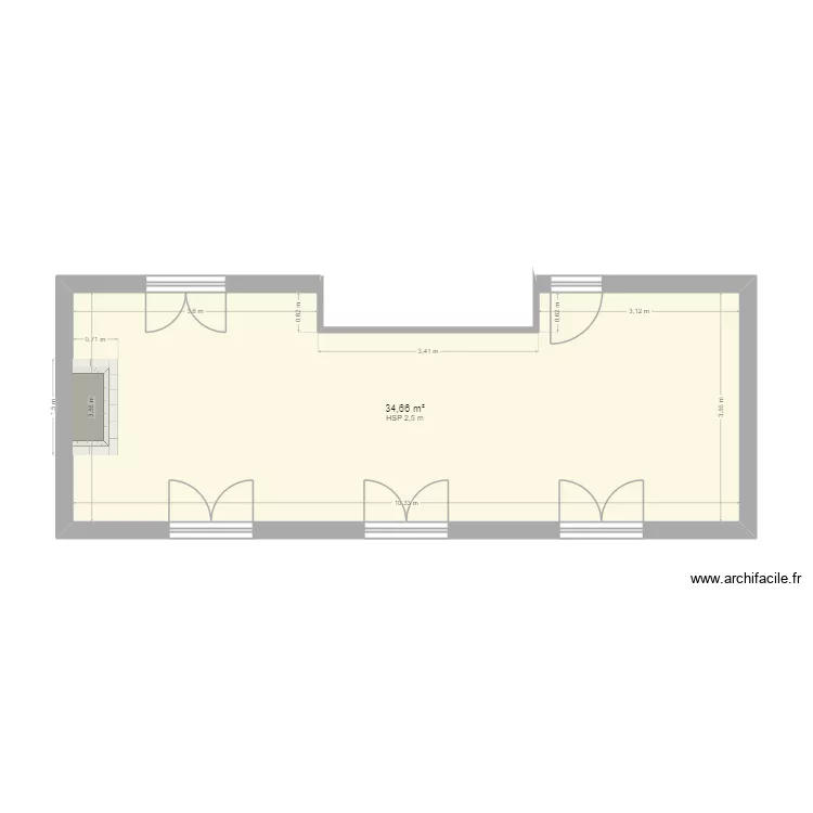 GRAUX. Plan de 1 et 35 m² GRAUX. Plan de 1 et 35 m²