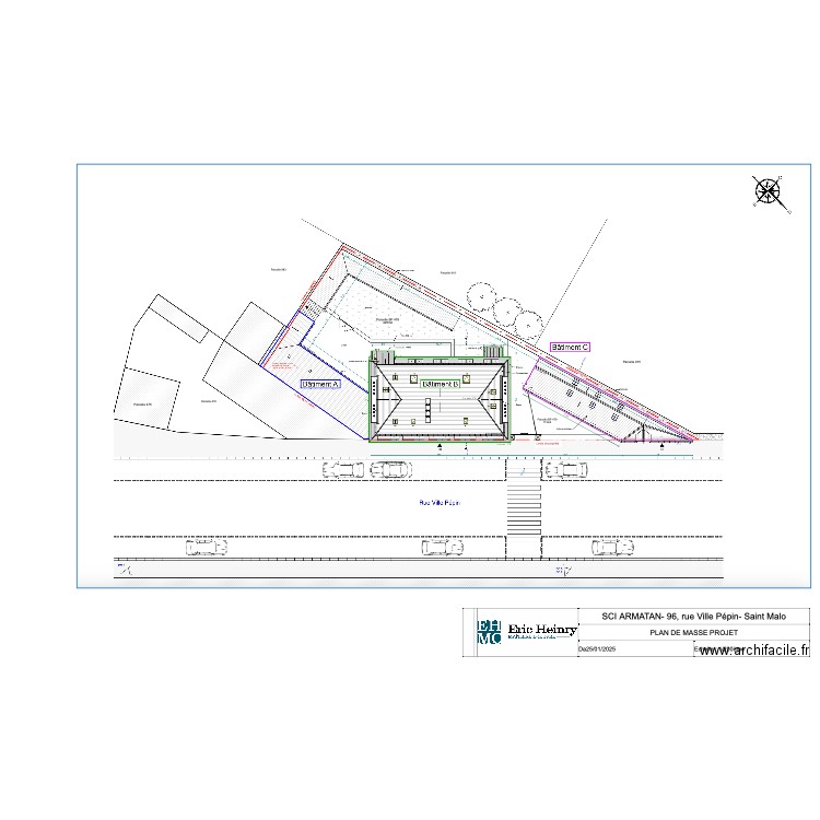 PLAN DE MASSE PROJET ARMATAN. Plan de 0 pièce et 0 m2