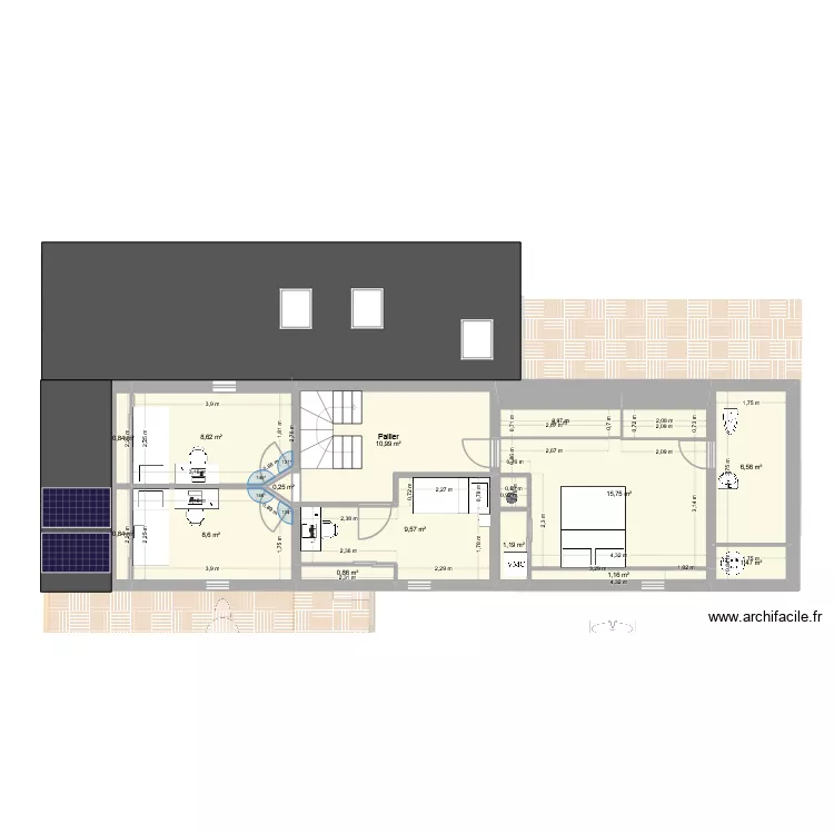 Projet au 26/01/2026. Plan de 20  et 172 m²