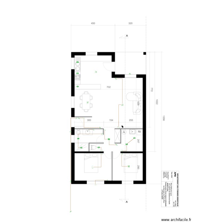 casette. Plan de 0 pièce et 0 m2