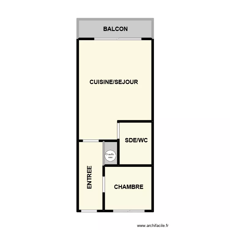 petton. Plan de 6  et 36 m²