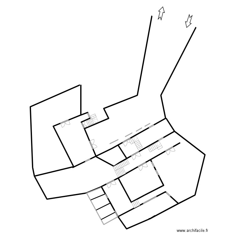 URBAN TRAIL. Plan de 5 pièces et 64 m2