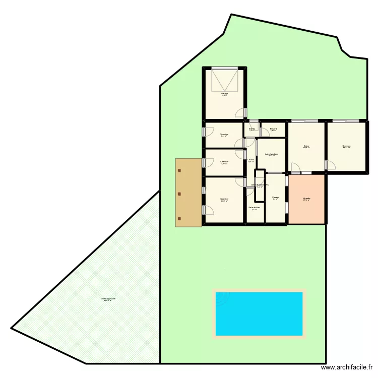 MARQUEZ bosquet. Plan de 
