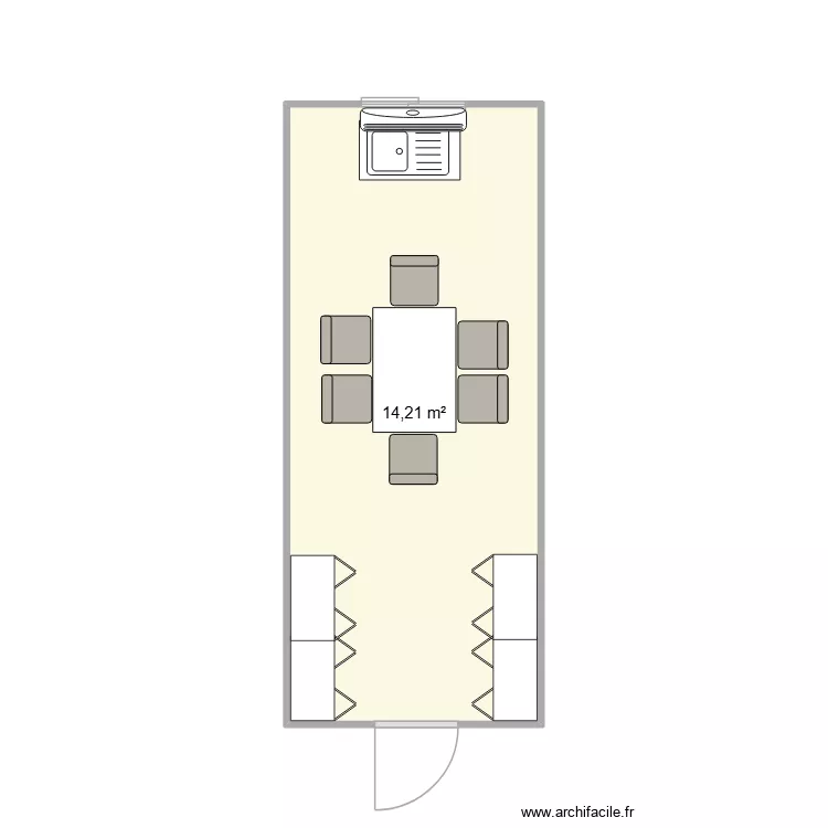 CICORIO CHANTIER SABLONS. Plan de 1 et 14 m² CICORIO CHANTIER SABLONS. Plan de 1 et 14 m²