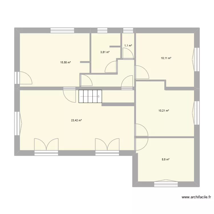 Plan Moliets V2. Plan de 7  et 73 m²