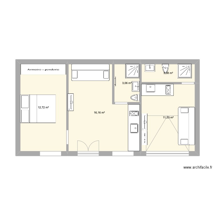 Dépendance maison 2. Plan de 0 pièce et 0 m2