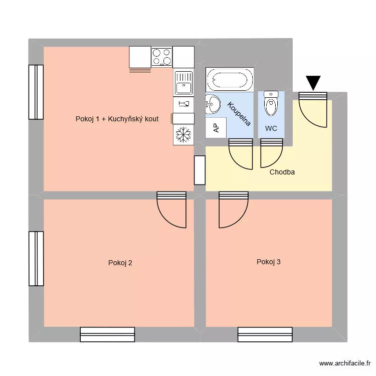 nám. jana nerudy 612, byt 15. Plan de 11 et 177 m² nám. jana nerudy 612, byt 15. Plan de 11 et 177 m²