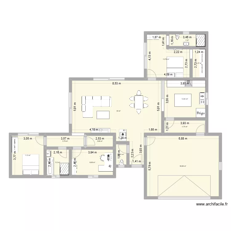 PLAN MAISON ALBA. Plan de PLAN MAISON ALBA. Plan de