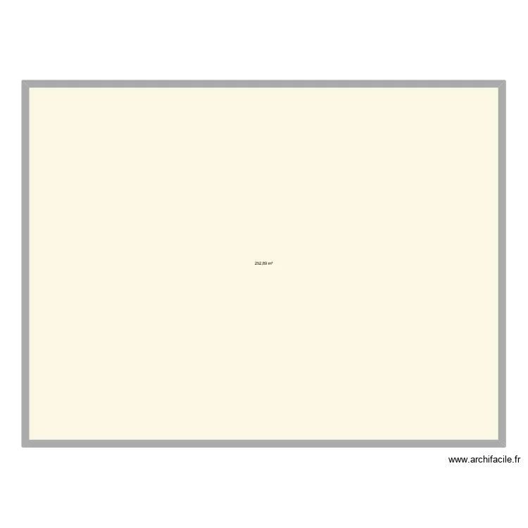 Atelier 2. Plan de 1  et 253 m²