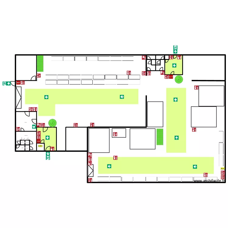 Banque A - A4 refectoire. Plan de 16 et 387 m² Banque A - A4 refectoire. Plan de 16 et 387 m²