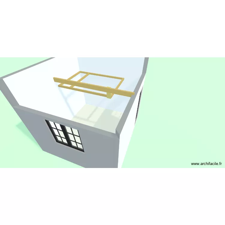 Chambre ADELE. Plan de 1  et 11 m²