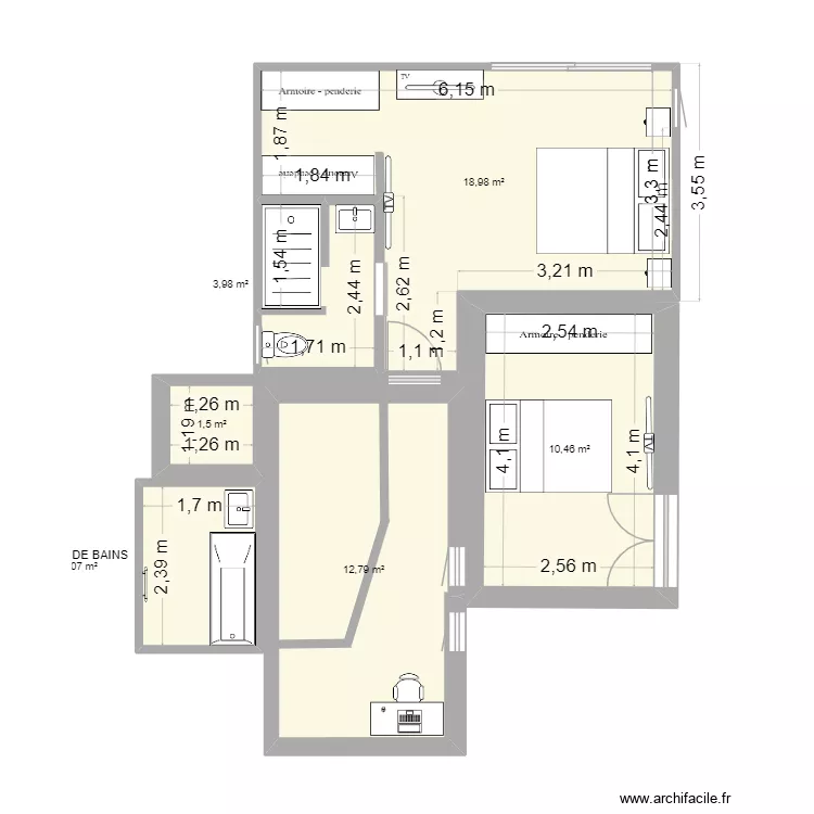 agrandissement autre. Plan de 