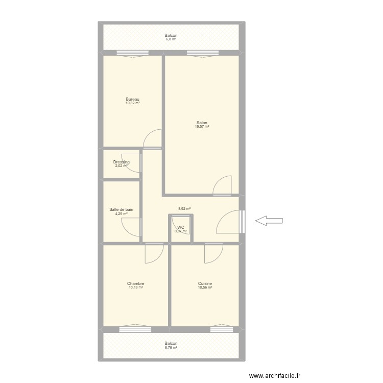 PLAN AUDRAN. Plan de 0 pièce et 0 m2