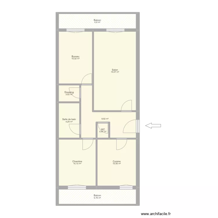 PLAN AUDRAN. Plan de 