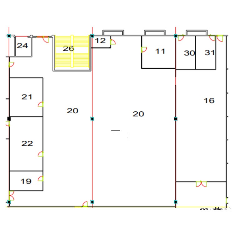 Vision Magasin Central 2025. Plan de 0 pièce et 0 m2