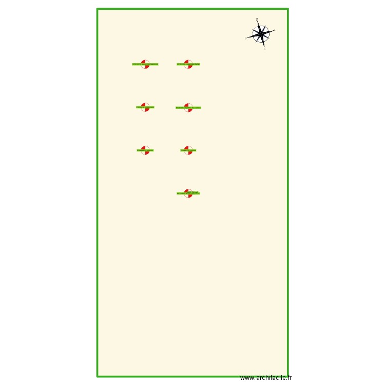 verger. Plan de 1 pièce et 938 m2