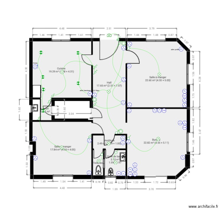 Fournier RDC. Plan de 0 pièce et 0 m2