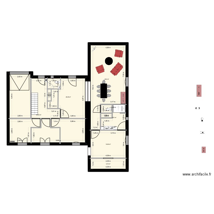 mon rêve 1. Plan de 8 pièces et 141 m2