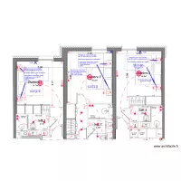 Electricit&eacute; chambres 1, 2 et 3