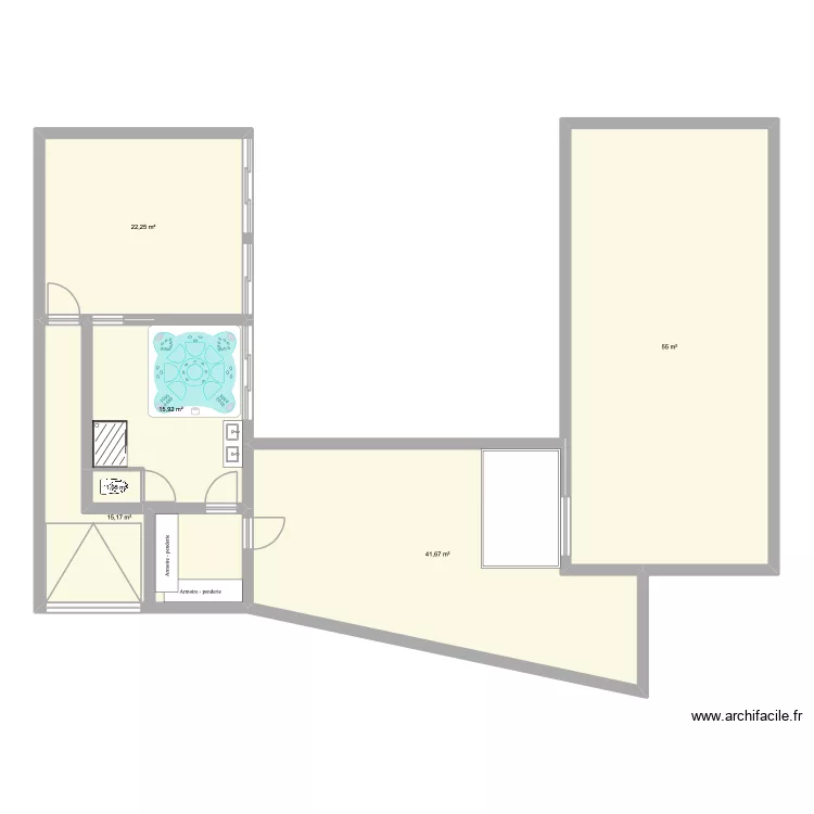 PLAN ACJ. Plan de 6 Pièces et 151 m² PLAN ACJ. Plan de 6 Pièces et 151 m²