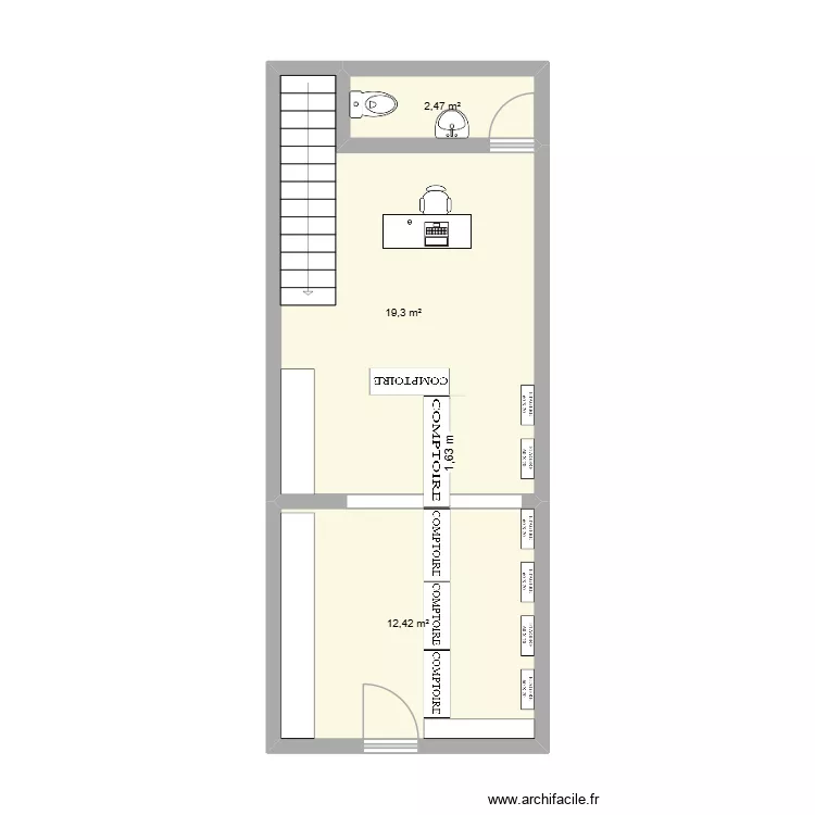 SMOK ABATTA. Plan de 