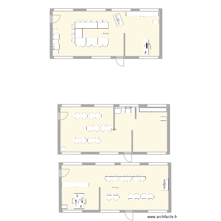 Break Actuel 1. Plan de 3 pièces et 153 m2
