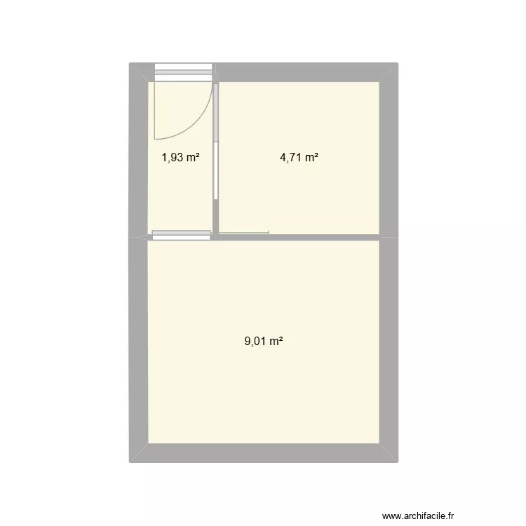 Garage 1. Plan de 3 et 16 m² Garage 1. Plan de 3 et 16 m²