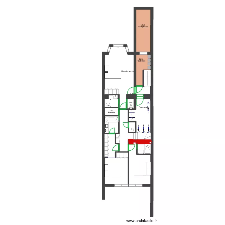 Marie Jos&eacute; Rez jardin Permis 2026. Plan de 12  et 81 m²