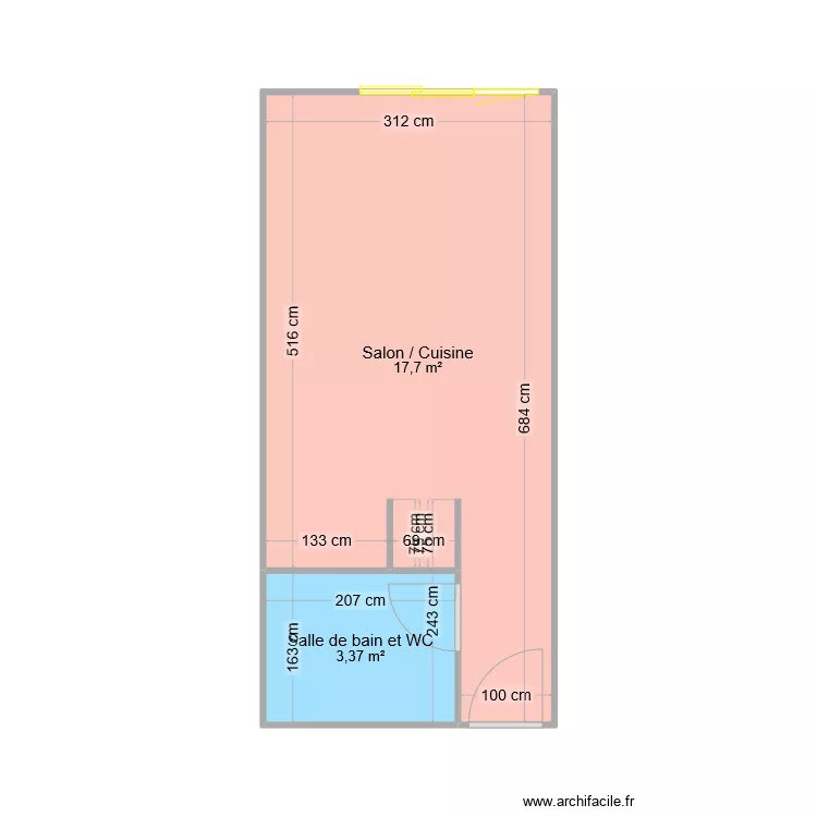 18 Michelet. Plan de 